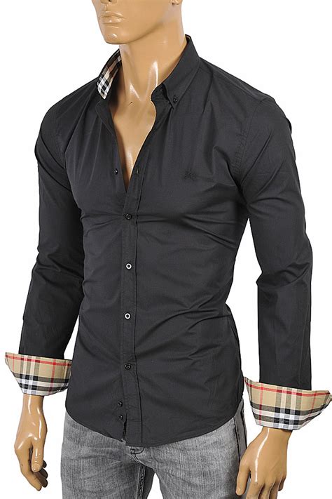 burberry dress shirt men's.